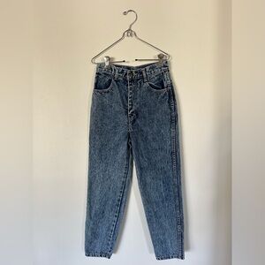 Vintage Edwin Acid Wash High Waisted Jeans Size 25